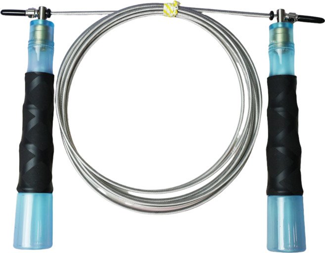 제이에프로프 트윙클 허리케인 초고속 와이어줄넘기 13cm 선수용 크로스핏 복싱 대회기록용, 스카이블루