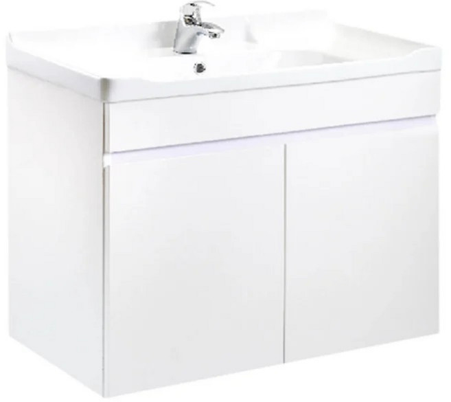 【海夫健康生活館】ITAI一太 極簡美學 雙門浴櫃組, EC-9335-80B, 白色