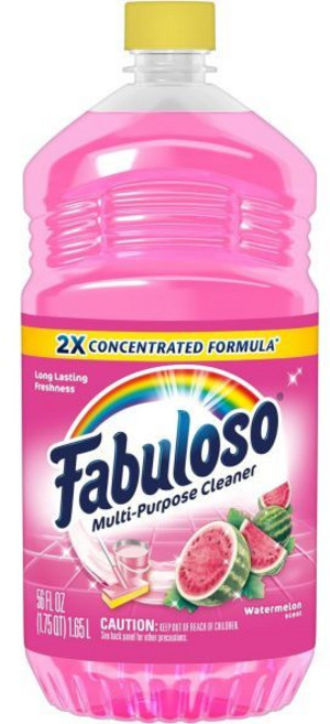 Fabuloso 다목적 클리너 바닥 2배 농축 수박 향 56액량 온스, 56 Fl Oz, Watermelon, 1개