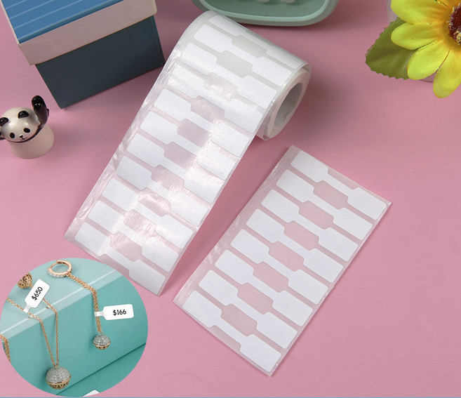 화이트 케이블이름표 스티커 선정리정리용 500장