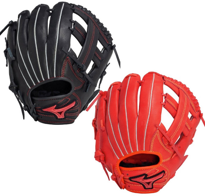 미즈노 월드라이브 유소년 내야 야구글러브 십자웹 S사이즈 1AJGY32410, 1개, 블랙