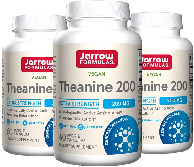 재로우 테아닌 200 베지캡, 60정, 3개 - 쿠팡