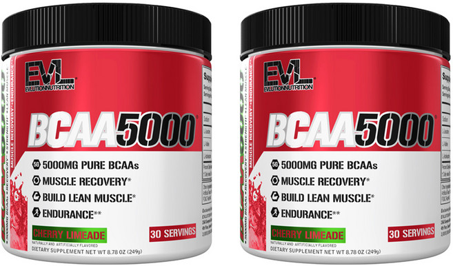 EVLUTIONNUTRITION BCAA 5000mg, 2개, 249g