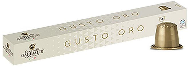 가리발디 네스프레소 호환 구스토 오로 캡슐커피, 1개, 10개입, 5g