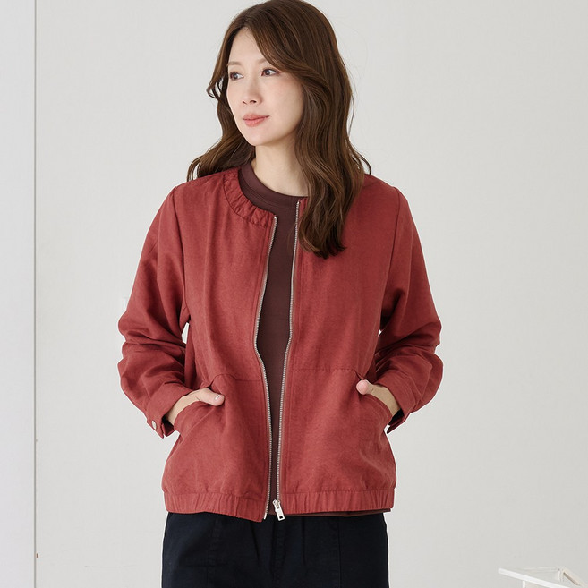 무브너 여성 스웨이드 자켓