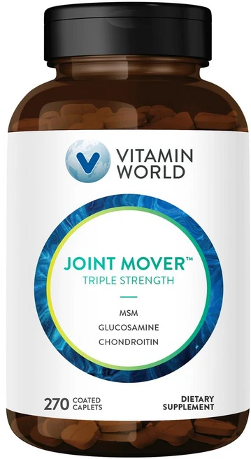 비타민월드 트리플 스트렝스 조인트무버 270정 / Vitamin World Triple Strength Joint Mover 270 Caplets, 1개 - 쿠팡