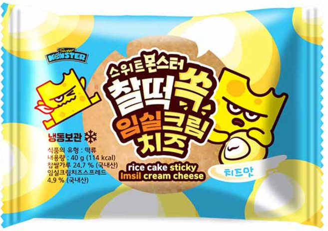 스위트몬스터 찰떡쏙 임실크림치즈, 10개, 40g
