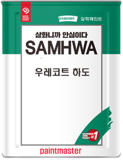 삼화페인트 방진 바닥용 우레탄페인트 우레코트 하도, 1개, 17L, 투명 유광