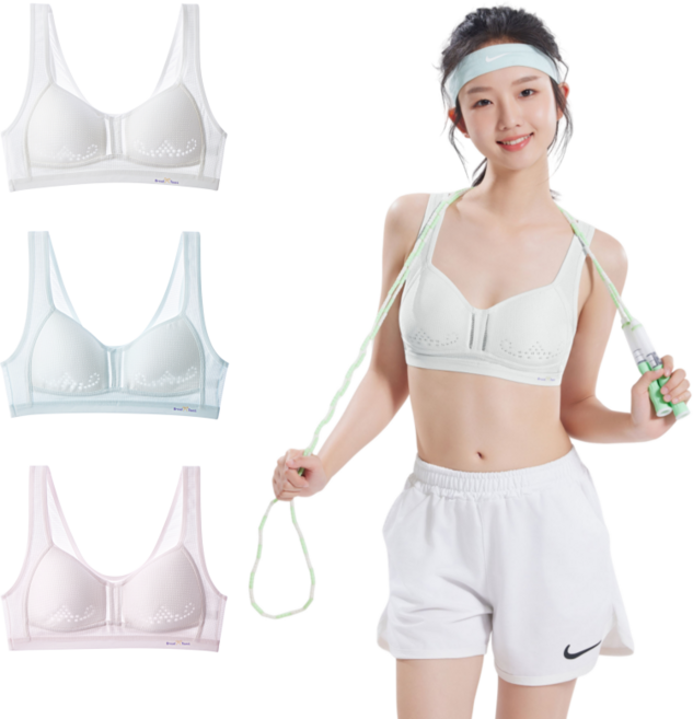 파카이 심리스 일체형 주니어브라 2단계 3종세트 중학생 청소년 속옷 스포츠 브라