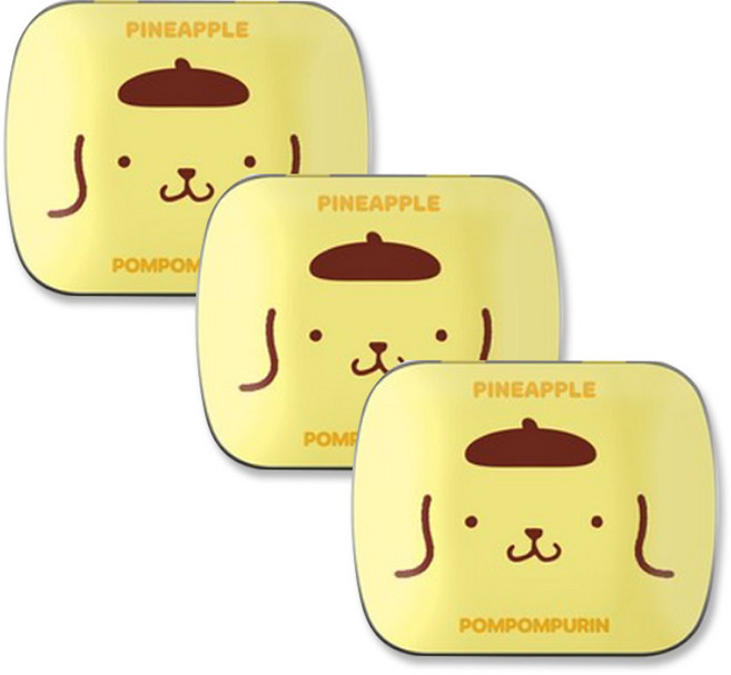 폼폼푸린 민트 캔디 15g x 3개 무설탕 파인애플향 산리오