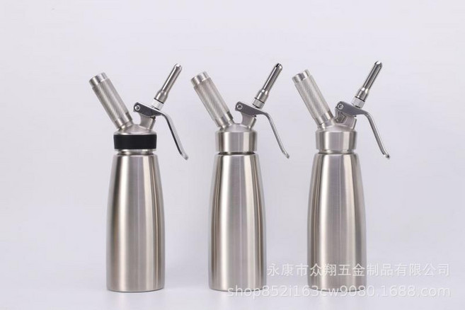 304스테인레스 사이펀건 휘핑 포밍 크림 가스 creamgun 질소 건, 1개