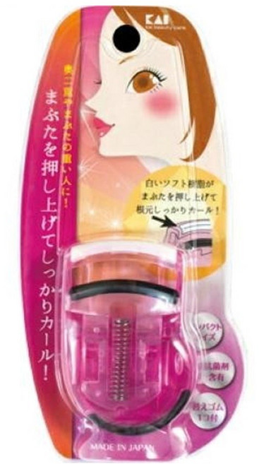 KAI 눈꺼풀 밀어 올리는 패드가 뿌리부터 확실히 컬! 아이래시 Push-Up Curler 뷰러 / KQ-3035, 1개