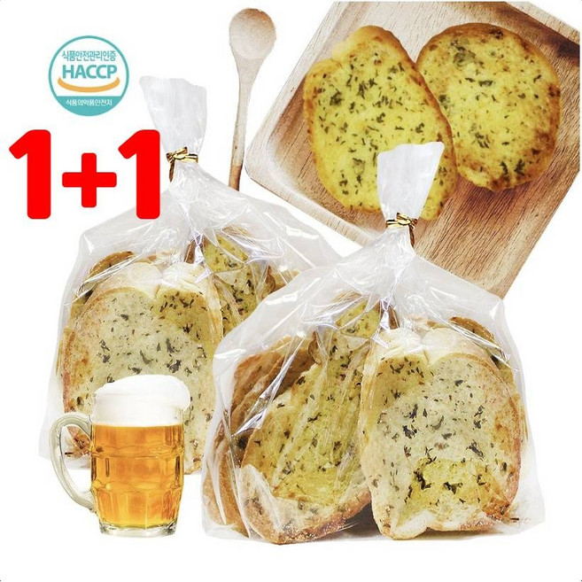 드림푸드 빵굽네 수제 슬라이스마늘바게트 250g * 2봉지, 1개