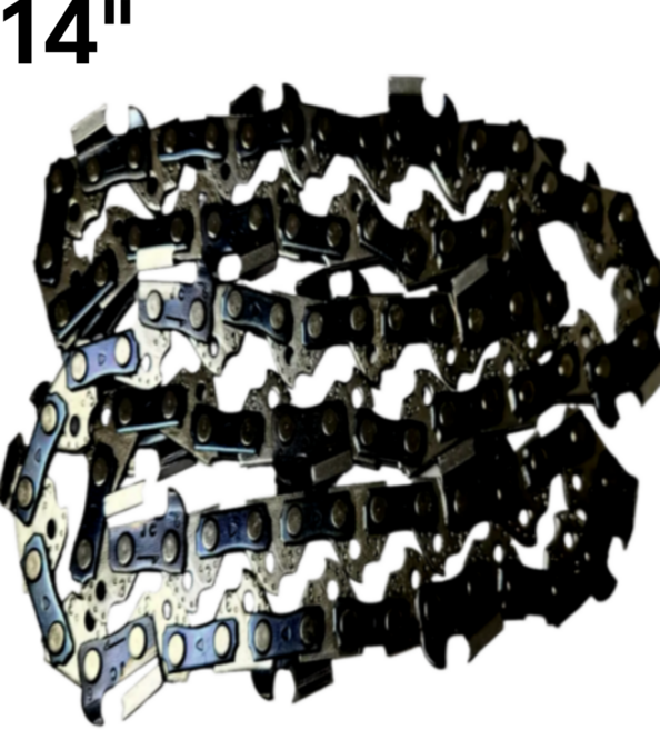 체인날 14인치 52DL 엔진톱 체인 교체용 정품 합금강 절삭력 강화 나이테, 1개
