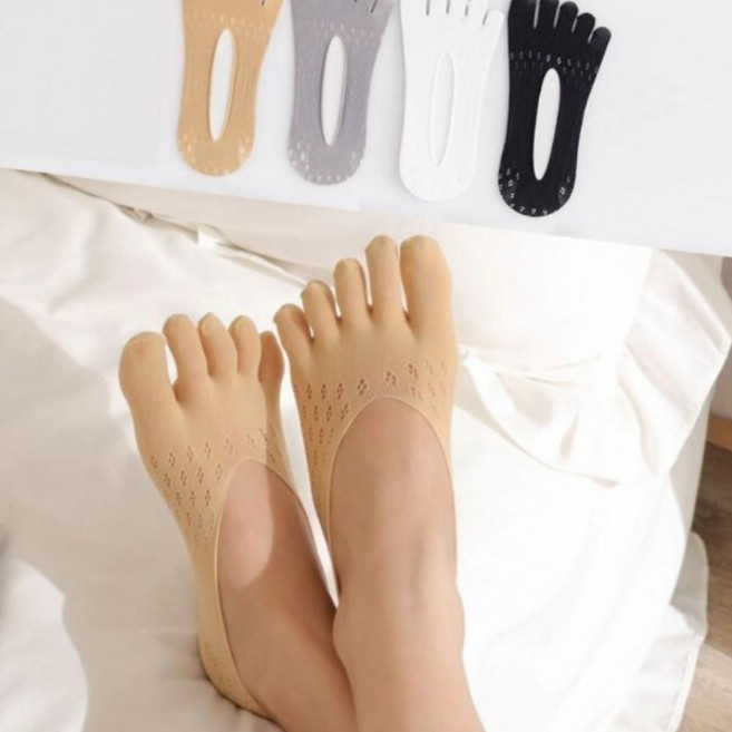 TWKL 여성 페이크삭스 어린이집 실리콘 발가락 덧신 4컬러