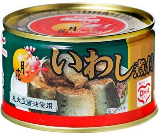 Maruha Nichiro 月花 醬油沙丁魚罐頭, 200g, 1個