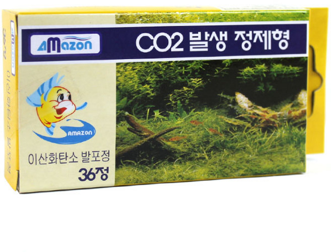 팜파크 아마존 CO2 발생 알약 36정 이산화탄소 수초 수초용품, 1개