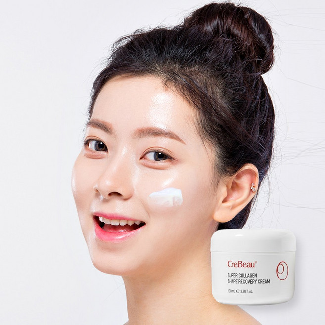 new[미백주름개선 기능성화장품]콜라겐 광채보습 끄레뷰 슈퍼콜라겐 쉐이프 리커버리 크림, 2개, 100ml