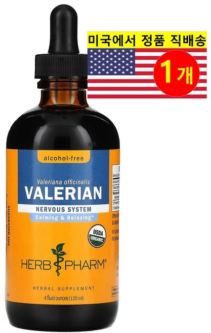 Herb Pharm 발레리안 추출 리퀴드 무알콜 Valerian, 120ml, 1개 - 쿠팡