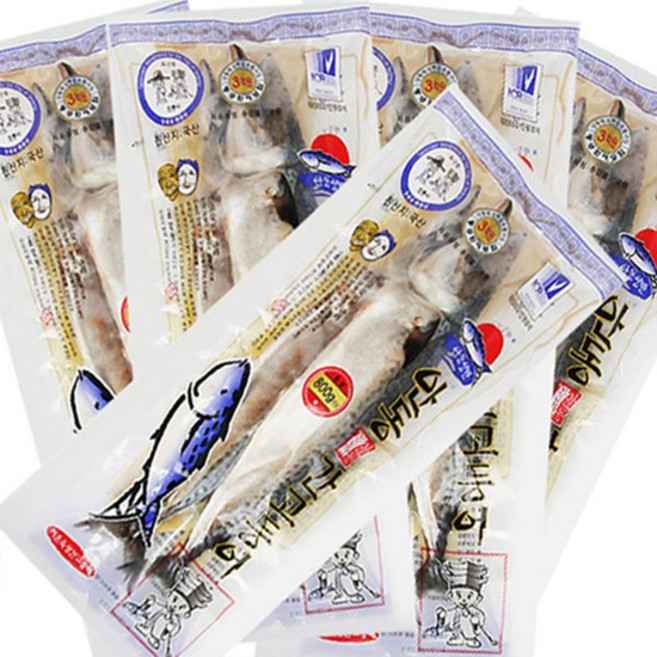 [안동양반간고등어]안동 간고등어 800g x 5팩(총10마리), 5개