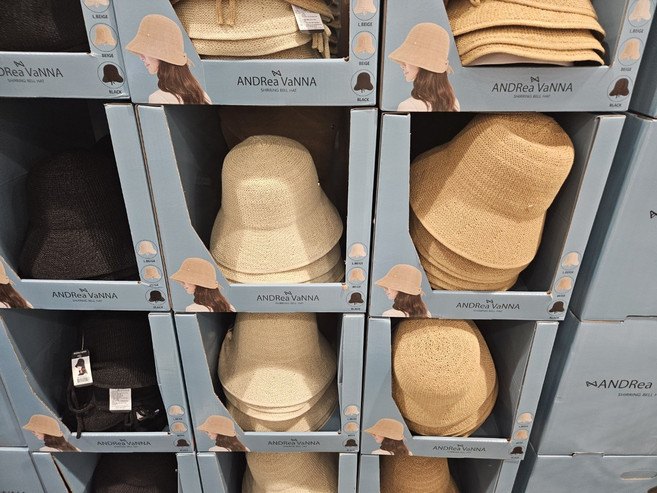 안드레아바나 모자 프리사이즈 편안한모자 사계절 코스트코 자외선차단