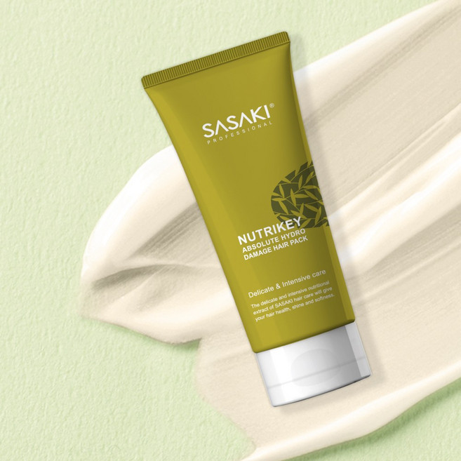 사사키 뉴트리키 하이드로 데미지 헤어팩, 1개, 150ml