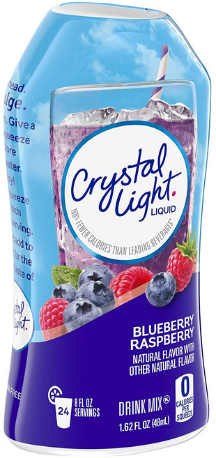 크리스탈라이트 리퀴드 블루베리 라즈베리 드링크 믹스, 3개, 48ml