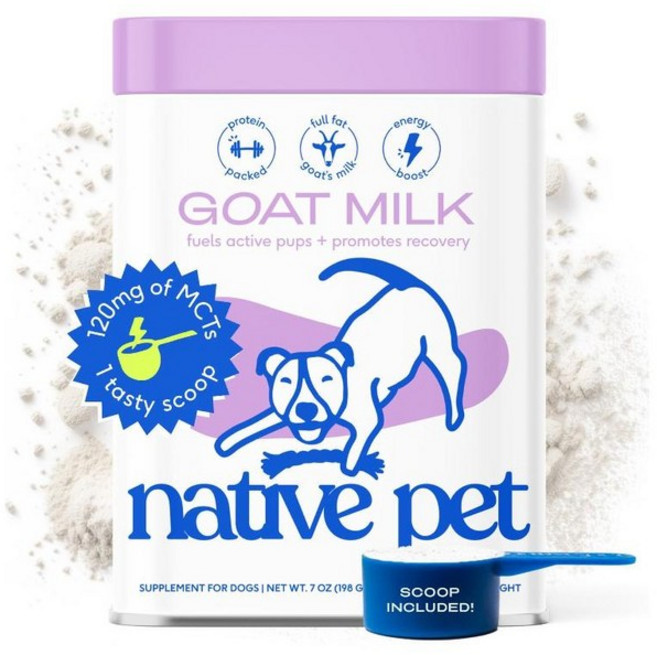 네이티브펫 유기농 염소 우유 파우더 (강아지/고양이 겸용) 회복 성장, 1개