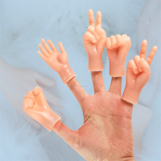 두두쇼핑몰샵 미니 가위바위보 손 2p 고양이 손장난감 교감, 보