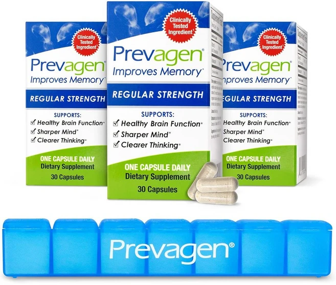 프리바겐 포 유어 브레인 레귤러 스트렝스 비타민D 함유 캡슐, 10mg 캡슐 30개 3팩, 3개, 30정 - 쿠팡