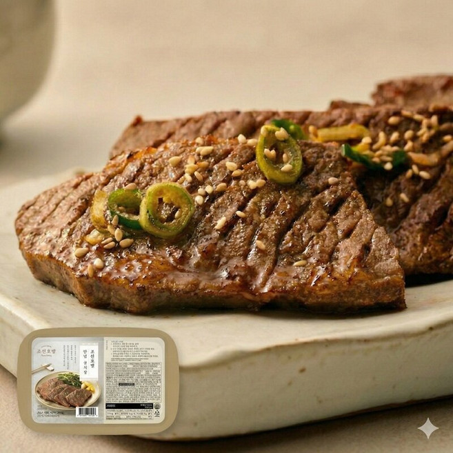 (m)랜더스 [조선호텔] 양념 살치살 300g X 5팩 + 1팩 (총 1.8kg) (직), 6개