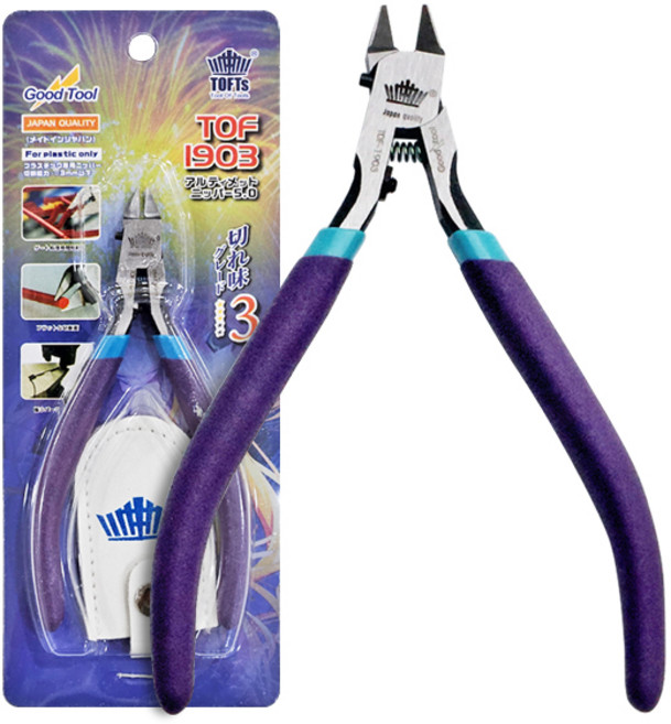 TOF1903 가성비 토프 프라모델 종결 양날 니퍼 - 건프라니퍼 프라모델 정밀니퍼, 1개
