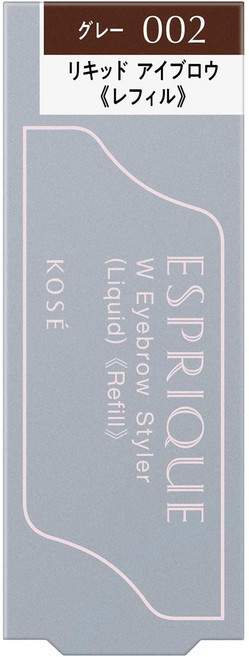 KOSE 코세 ESPRIQUE 에스프리크W 아이브로우 스타일러 리퀴드 리필 GY002 그레이 [일본 발송], 단일, 1개