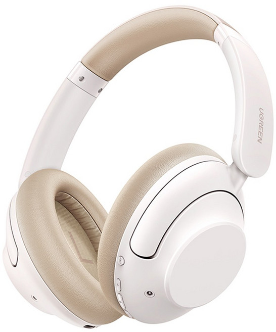 유그린 듀얼 Hi Res 하이튠 Max5 노이즈캔슬링 블루투스 헤드셋, 화이트, HP202