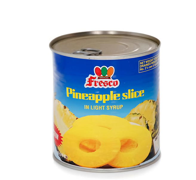 Fresco 파인애플 슬라이스 통조림, 1개, 410g