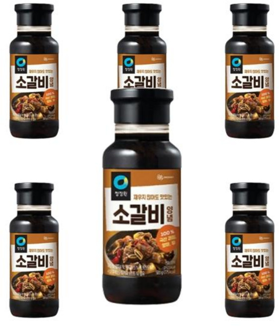 정원 청정원 소갈비 양념 500g 6개