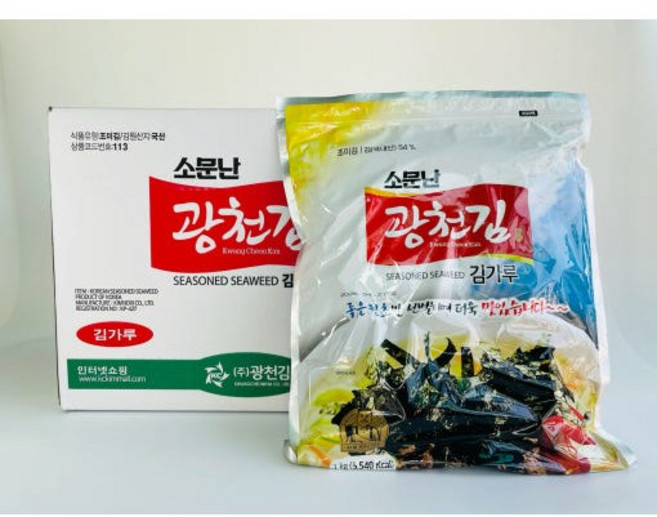 광천김 소문난 김가루, 1kg, 4개