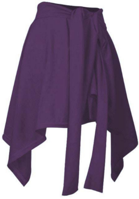 스포츠 요가 힙 커버 랩 스커트