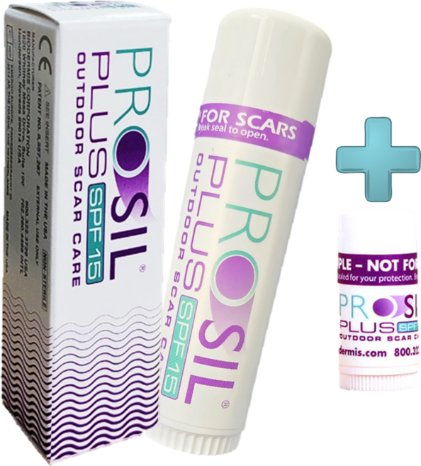 프로실 플러스 4.25g + 미니 프로실플러스 1g 자외선 차단 스틱형 흉터연고, 1세트