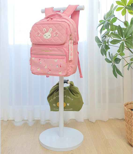엔코슈 살림만점 핸드백 책 가방 걸이 거치대 스탠드 가방 정리 행거 집들이 선물 109, 1개, 화이트