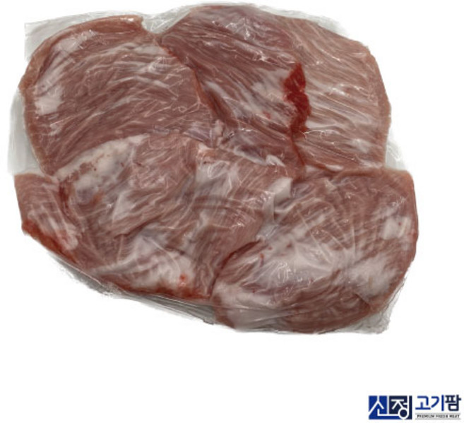 국내산암돼지 한돈 대용량 통항정살 도매 원육 통원육 식당용 1kg 냉장 당일발송 손질X, 1개