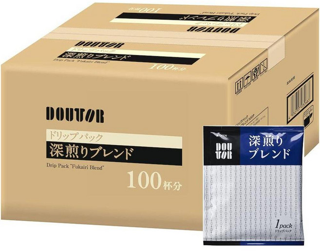 Dotol coffee 일본직구 Doutor 커피 드립 팩 다크 로스트 블렌드, 사이즈