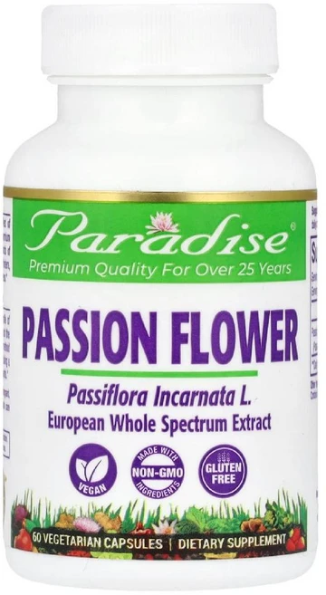 Paradise Herbs (파라다이스 허브) 시계꽃 베지 캡슐 60정(캡슐 1정당 250mg), 1개 - 쿠팡