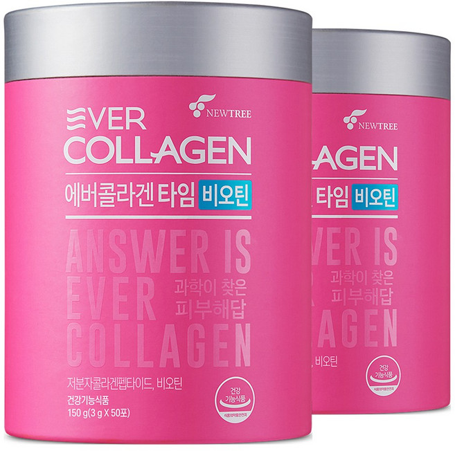 에버콜라겐 타임 비오틴, 150g, 2개