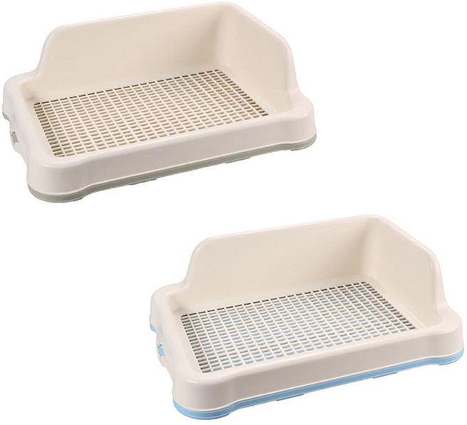 페로가토 수컷용 매너 강아지 배변판 튐 방지 벽, 블루, 블루, 1개