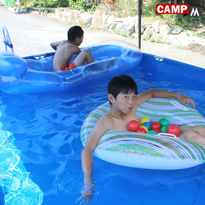 캠프엠 풀장 물놀이 대형 유아 사각 베란다 미니 수영장 소형 특대형 중형 어린이 어른용 튜브 이동식 기둥 용품 프레임 실내 가정용 아기 야외 간이 옥상 AFYHE_30 [풀장모음], 캠프엠_사각 프레임 풀장 대, 1개