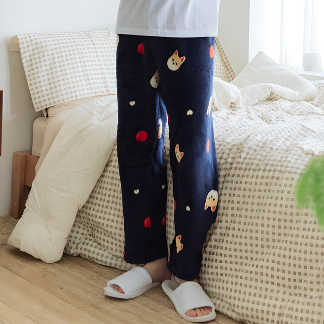 디에스도씨 남성용 밍크 수면잠옷 바지