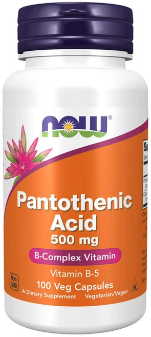 나우푸드 판토텐산 500mg 베지 캡슐, 100정, 1개 - 쿠팡