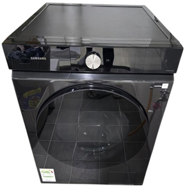삼성전자 BESPOKE 그랑데 AI 슬림 세탁기 13kg 방문설치, WW13BB844DGB, 블랙캐비어
