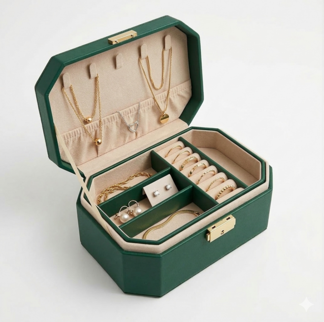 엘로아 프리미엄 악세사리 보관함 주얼리 정리함 2단